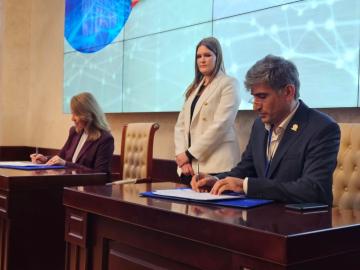Signing of the Memorandum of Understanding for Scientific, Educational, and Research Cooperation between Razi University and RUDN University, Russia